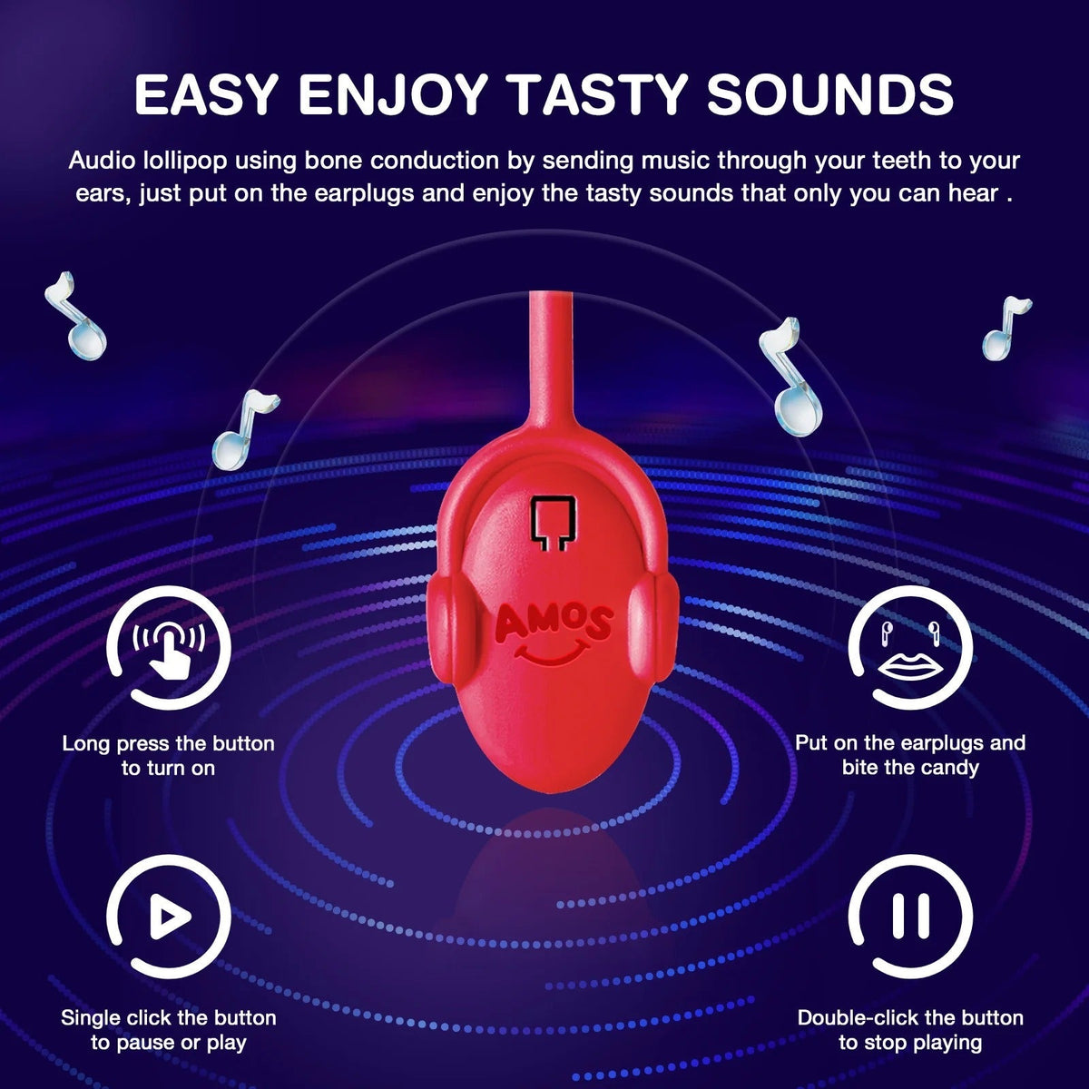 Music Lollipop 4 Flavor-Mix